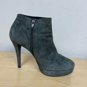 Suede Paltform Ankle Boots